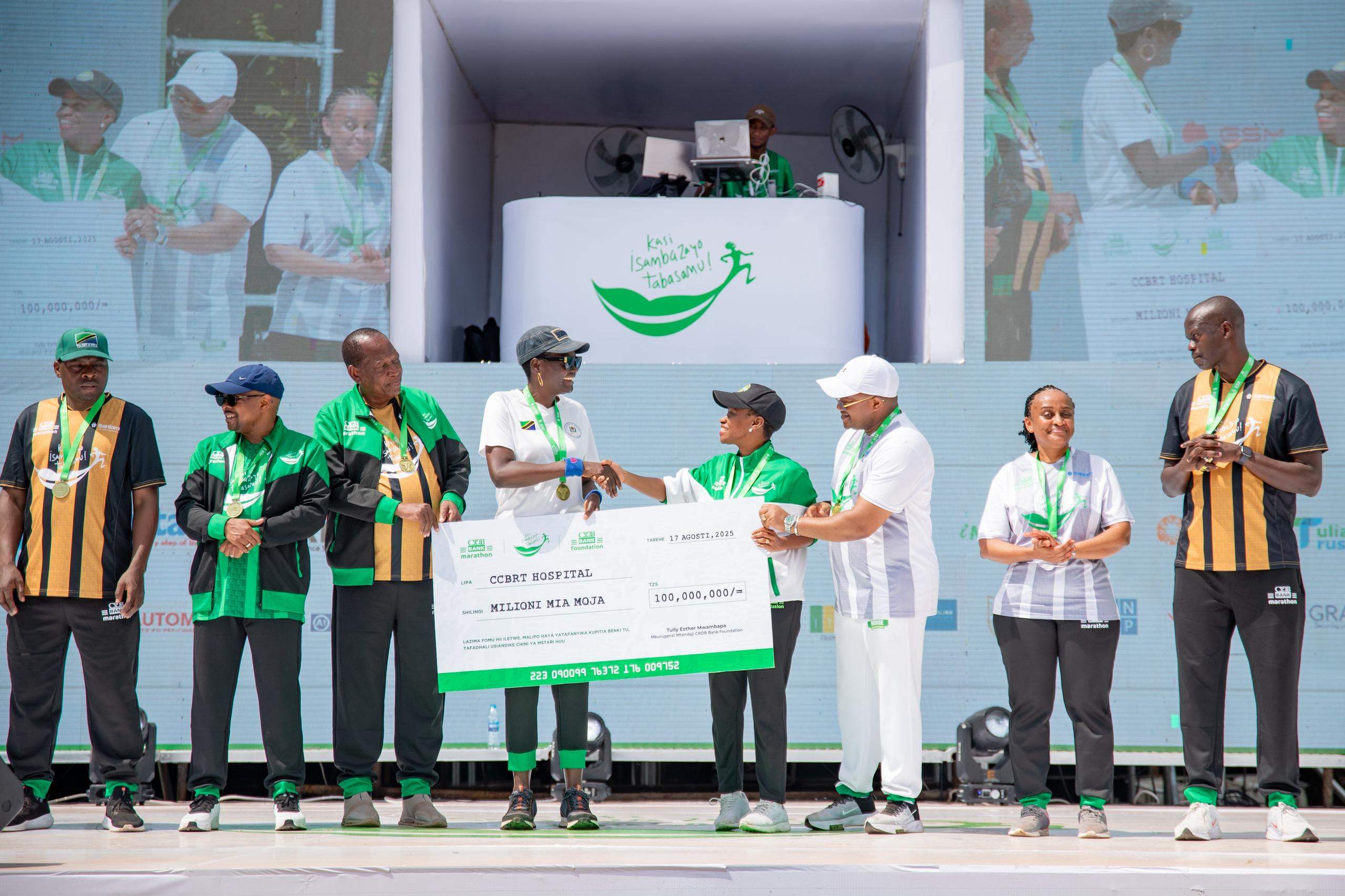 Dr. Tulia impressed as CRDB Bank Marathon raises TZS 450 million to support health and community empowerment